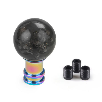 Car Manual Shift Knob Acrylic Gear Shifter Head Shift Knob Stick Crystal Transparent Bubble Pink Blue Clear Gear Shift Knob