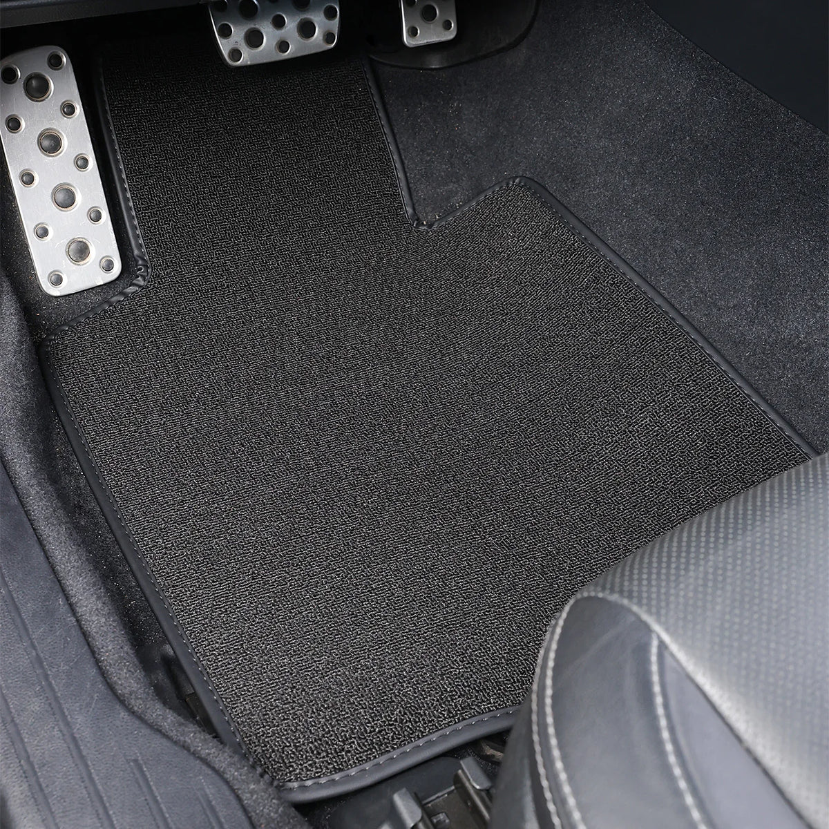 Universal Car Floor Mat Front & Rear Automotive Carpet Floor Mats for Auto SUV Sedans Vans Accessories Dirt and Wear-resistant