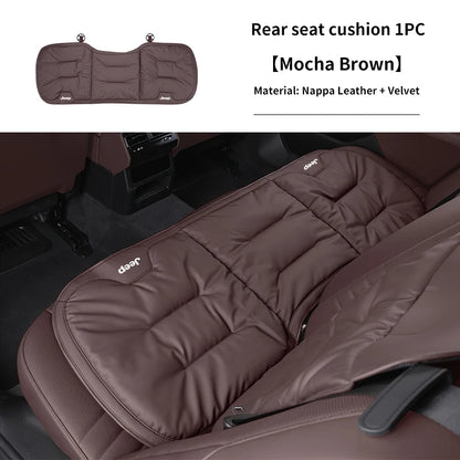 Car Velvet Cushion Vinter Leather Backrest Seat Cover Accessories For Jeep Grand Cherokee Compass Patriot Renegade Wrangler Libe