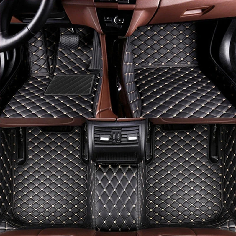 Custom Car Floor Mats For Jeep Renegade 2016 2017 2018 Anti-slip Wear Car Floor Mats Artificial Leather Interior Accessories