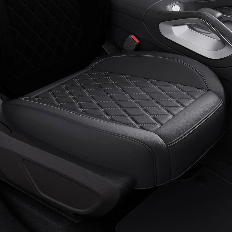 Karcle Nappa Leather Car Seat Cover Surround Bottom Car Seat Cover Full Set Durable Car Seat Protection Cushion Car Accessories