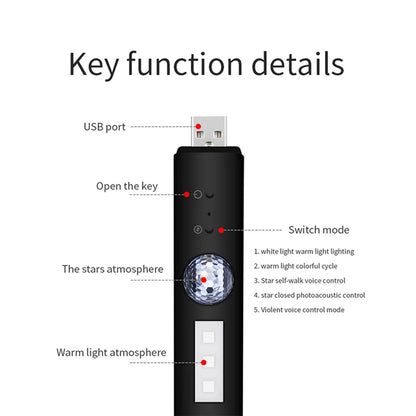 wireless rgb car interior atmosphere light With remote control Music Control Rhythm interior car lights led For car indoor