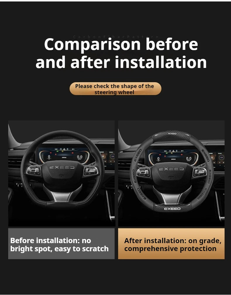 Leather car steering wheel cover suitable for Lexus ES350 XV40/XV50, RX350 X F SPORT, NX F SPORT,Z RX F SPORT, NX F SPORT, RZ450