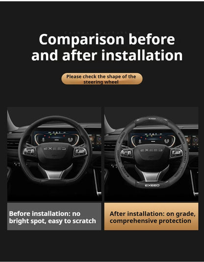 Leather car steering wheel cover suitable for Lexus ES350 XV40/XV50, RX350 X F SPORT, NX F SPORT,Z RX F SPORT, NX F SPORT, RZ450