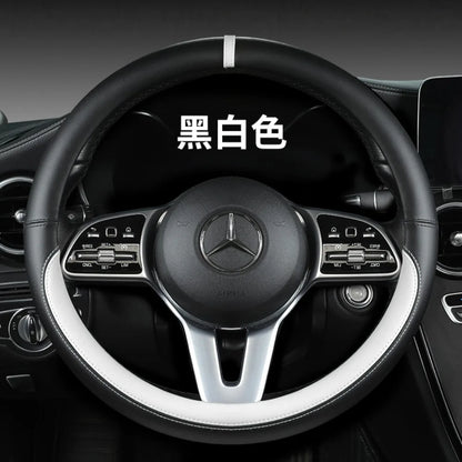 Universal Car Steering Wheel Cover Breathable Anti Slip Car Decoration 37-38cm Steering Wheel Cover Accessories