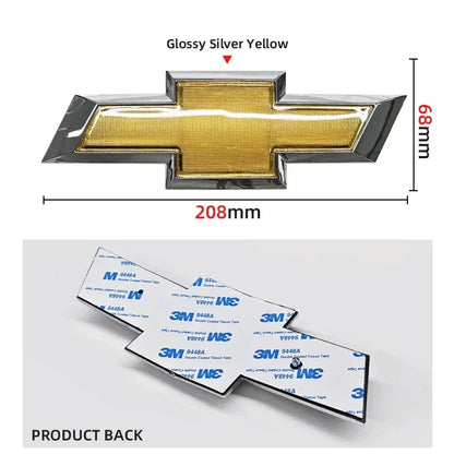ABS Car Front Hood Emblem Sticker Rear Tail Trunk Badge Accessories for Chevrolet Epica Spark Aveo Captiva Cruze Malibu XL Trax