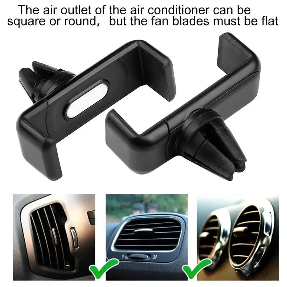 Car Phone Holder Stand For Mobile Phone Air Vent Phone Stand For Telephone Car Holder Stand Car Internal Storage Accessories