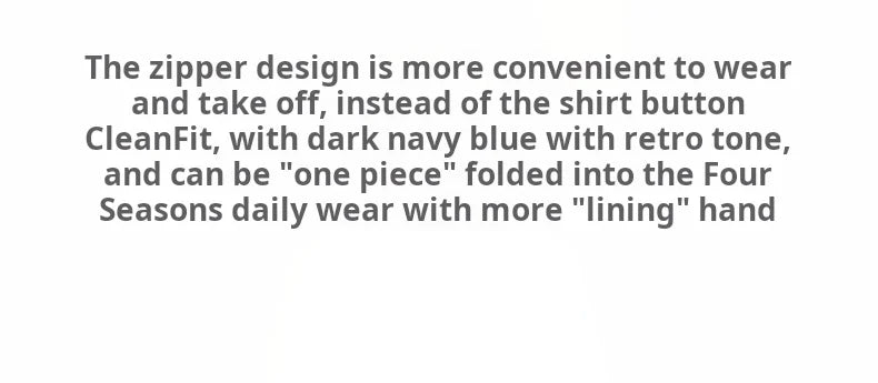 Maden Casual Draped Shirt Men's Spring and Summer Breathable Cleanfit Cool Comfort Long Sleeve Zip-Up Blouse Lightweight Top