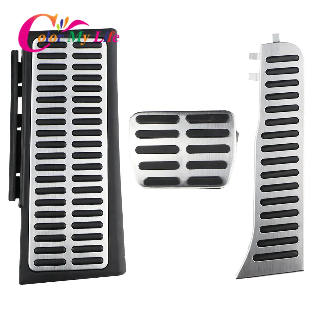 Car Pedals for Audi Q3 2013 - 2018 LHD Accelerator Brake Foot Rest Pedal Pads Cover Car-Styling