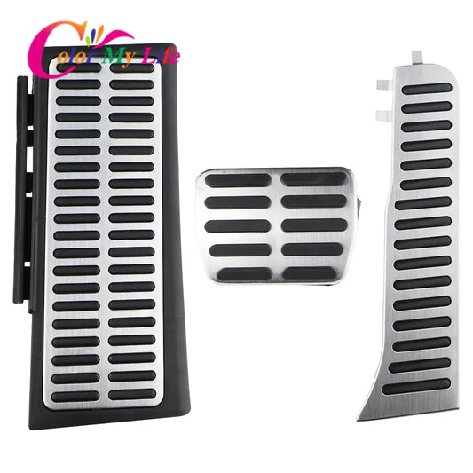 Car Pedals for Audi Q3 2013 - 2018 LHD Accelerator Brake Foot Rest Pedal Pads Cover Car-Styling
