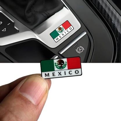 Decorative Accessories Universal Car Sticker for All Models Mexican Flag Style Car Decal Badge Decorative Sticker