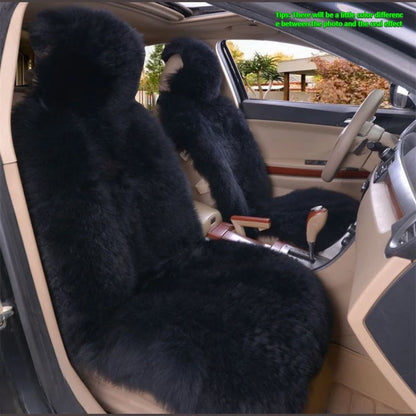 Winter plush car seat cover general purpose long wool fur car seat cover car seat protection cushion car parts seat cushion