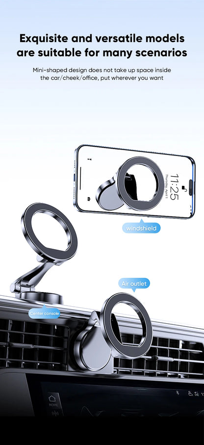 1080 Magsafe Car Phone Holder For Vehicles Mobile Support For The Car Cell Phone Holder in Car For iPhone 16 15 Pro Max Plus
