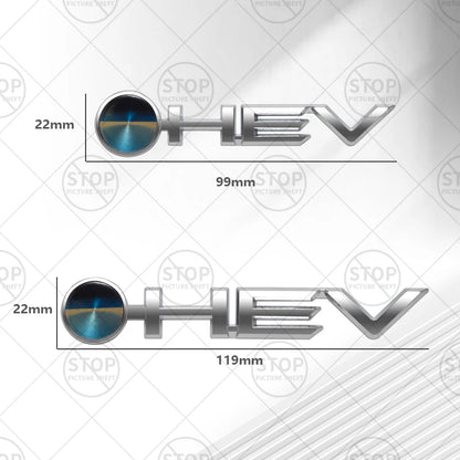 Car Sticker HEV Hybrid Logo 3D Decal Body Decoration Badge Rear Trunk Emblem For Avalon Camry Corolla Granvia Prado Sienna Hilux