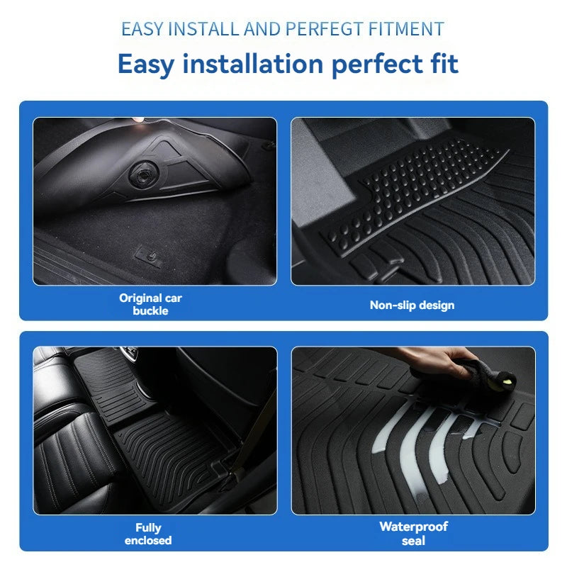 Suitable For Honda Cr-v Special Car Floor Mats, Tpe Car Floor Mats With Dirt Resistance