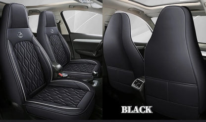 Universal Single  Car Seat Cover - Full-Wrap Design  Perforated PU Leather (Breathable & Durable), All-Season Fit for Most Cars
