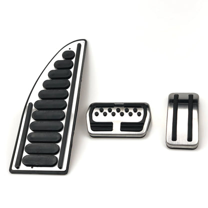 Car-styling Stainless steel Car Pedal Pads Cover MT AT case for Ford Focus 2 mk2 focus 3 mk3