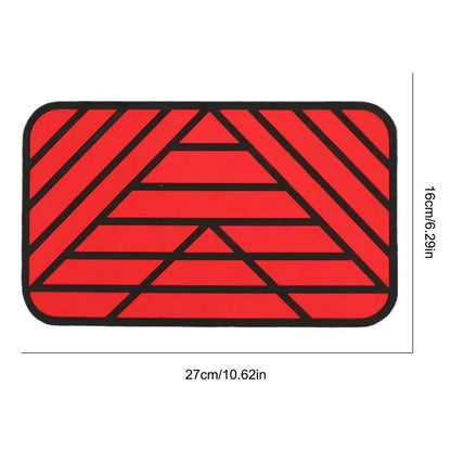 Car Main Driver Heel Pad Auto Brake Foot Pedal Floor Mat Anti-slip Wear-resistant PVC Footrest Plate Heel Pad For Car Driving