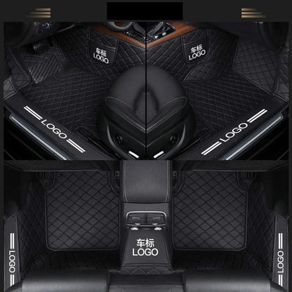 Customized car floor mats for Audi A7  Q5 A3 Q2L  Customized package door sill LOGO car floor mats accessories interior details