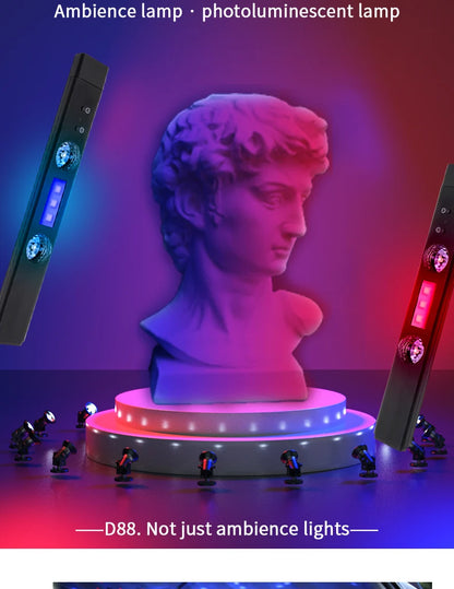 wireless rgb car interior atmosphere light With remote control Music Control Rhythm interior car lights led For car indoor