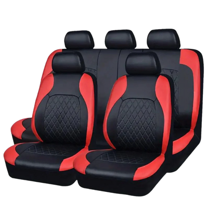Universal Car Seat Covers PU Black Fashions Sports Seat Covers PU Car Seat Cover Universal Interior Accessories