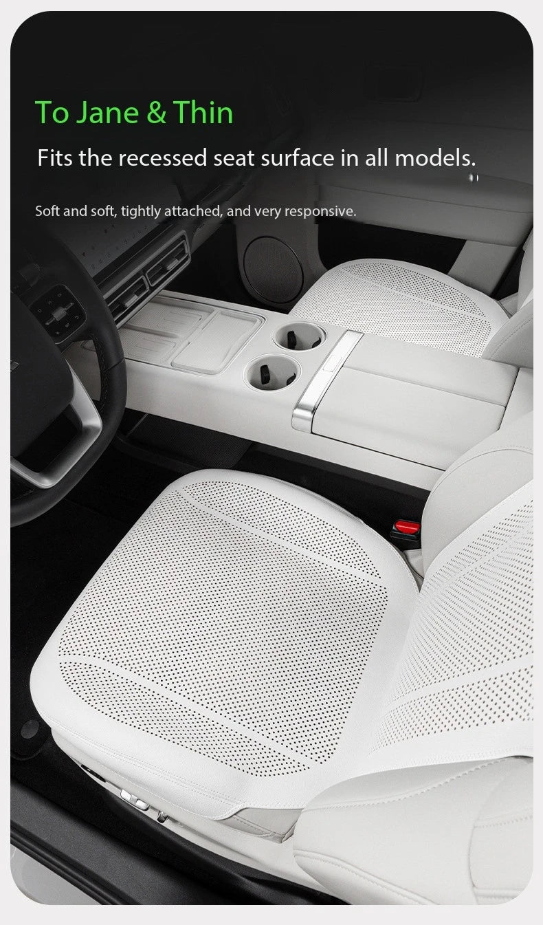 Breathable Leather Car Seat Cover Universal Front Seat Protection Cushion Luxury Car Interior Backrest Support Mat Accessories