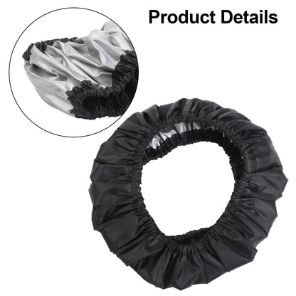 40cm Car Steering Wheel Cover Black Dust-proof Oxford Cloth Steering Wheel Cover Case Car Interior Accessories