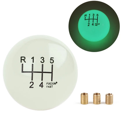 Shine shift knob round with gear manual gear shift lever gear head fun cool car modification accessories beautiful interesting