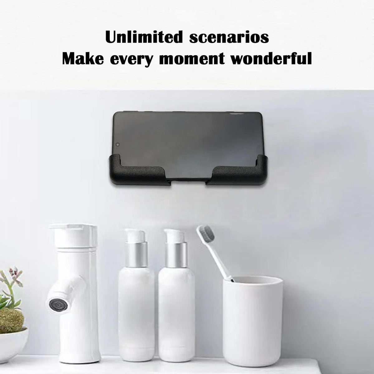 Car Phone Holder Multifunction Car Phone Mount Phone Holder Lightness Portability No Space Occupy Stand Auto Interior Accessorie