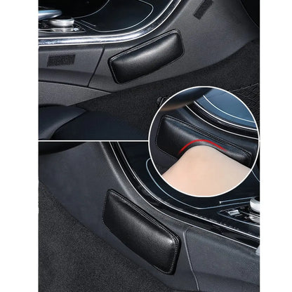 Car Knee Cushion, Soft Leather Car Door Armrest Pad for Knee, Leg, and Elbow Support Universal Car Center Console Cushion