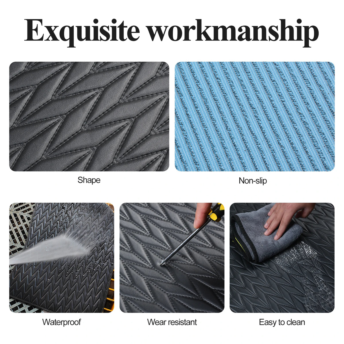 Custom Car Floor Mats for GLC 300 2016 2017 2018 2019 2020 2021 2022 2023 Waterproof Pad Car Mats Foot Covers Car Accessories