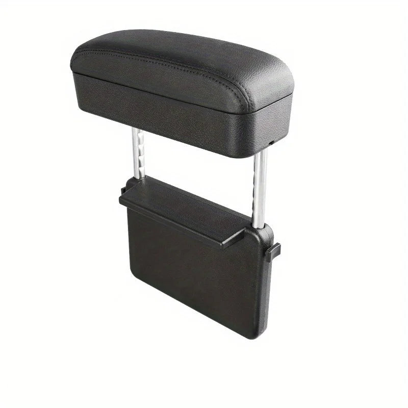 Car Armrest Box Elbow Rest Pad Arm Rest Extender Universal Console Storage Organizer Adjustable Height Elbow Support