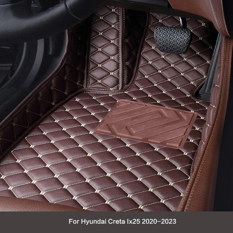 Custom Car Floor Mats For Jeep Renegade 2016 2017 2018 Anti-slip Wear Car Floor Mats Artificial Leather Interior Accessories