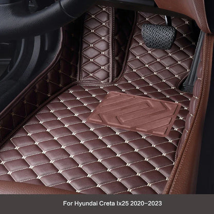 Custom Car Floor Mats For Jeep Renegade 2016 2017 2018 Anti-slip Wear Car Floor Mats Artificial Leather Interior Accessories