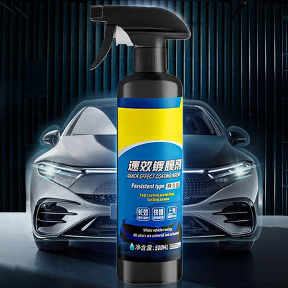 Coating Spray Car Scratch Wax Coating Spray 500ml Quick Effect Scratch Wax Polish Waterless Wash Oil Film Glass Cleaner