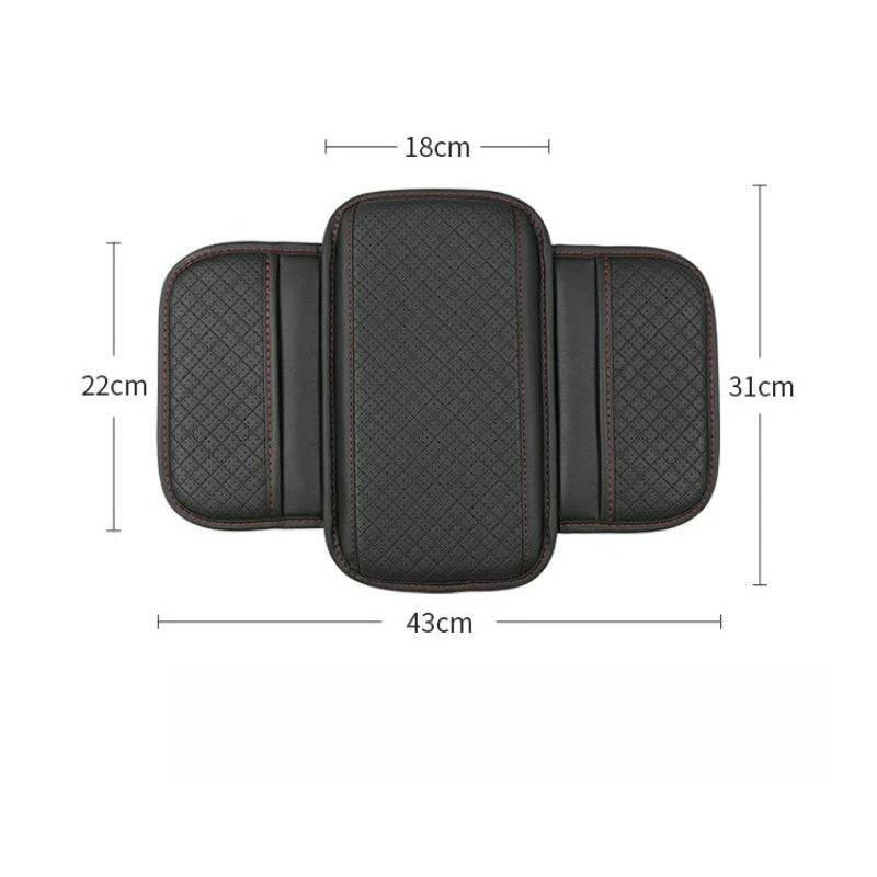 Car Armrest Cushion Universal Wear Resistant Center Console Cover with Storage Pocket  Auto Arm Rest Pad Protector Fit Most Cars