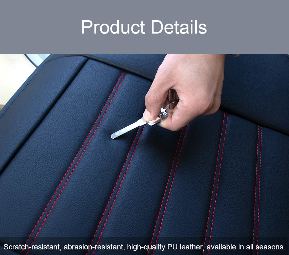 SEAMETAL Quality Car Seat Cover Universal Wrapped Auto Seat Protector Breathable Wear-Resistant Universal Vehicle Chair Cushion