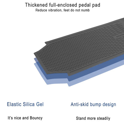 Pedal Pad for Segway Niinebot GT1 GT2 SuperScooter Electric Scooter Large Foot Rubber Mat  Foot pads Parts