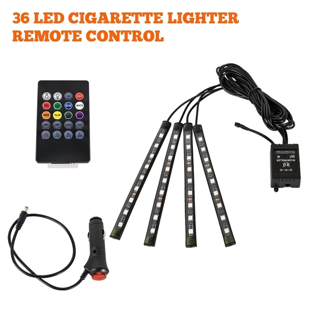 RGB Car Underglow Strip Lights with App Control Waterproof Strip Lights for Cart Boat Decoration LED Exterior Lights Strip DC12V