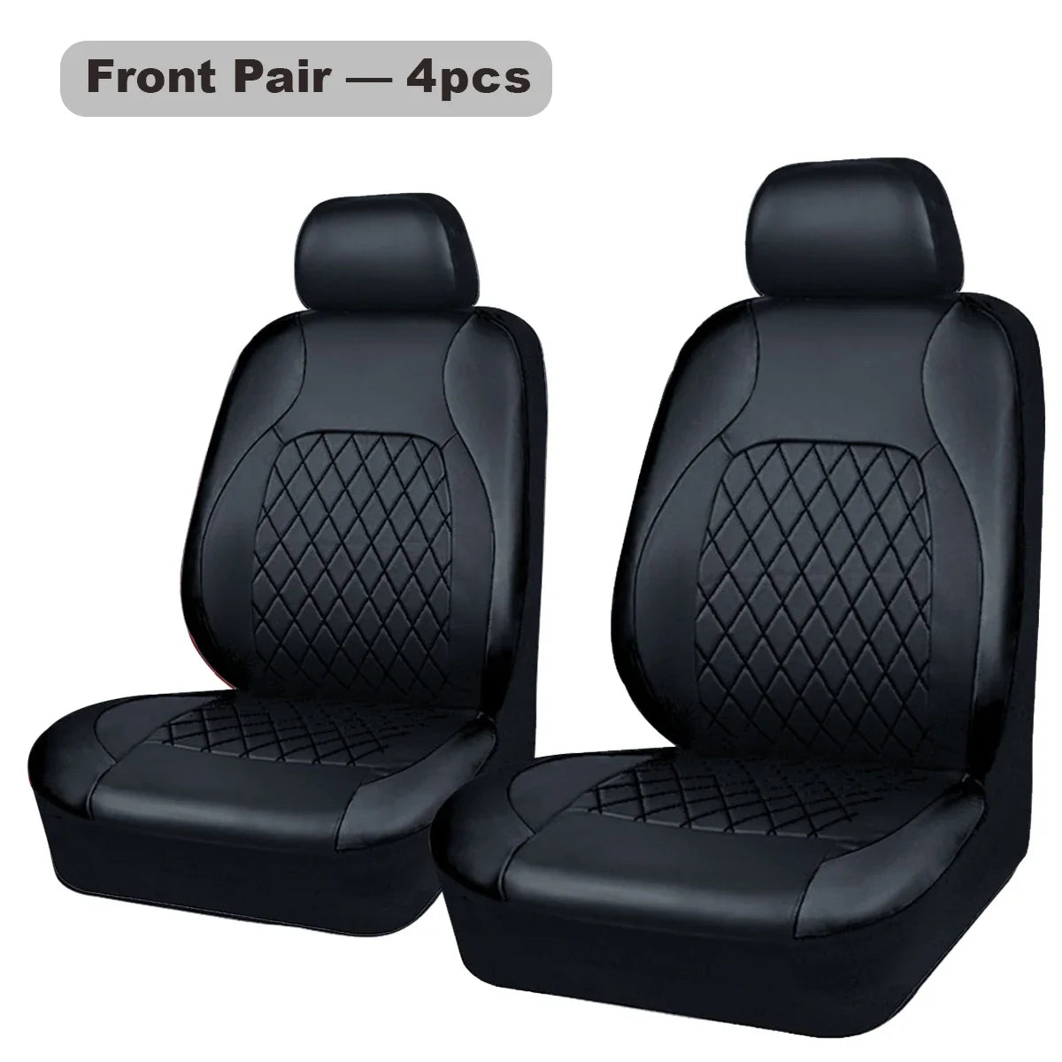 PU Leather Car Seat Cover - Universal, Waterproof, for Sedan, SUV, Pickup Truck, All Seasons