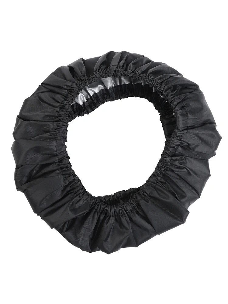 40cm Car Steering Wheel Cover Black Dust-proof Oxford Cloth Steering Wheel Cover Case Car Interior Accessories