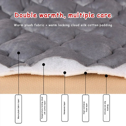 Auto Interior Accessories Winter Warm SUV Car Seat Cover Universal Cushion Front Rear Breathable Protector Mat