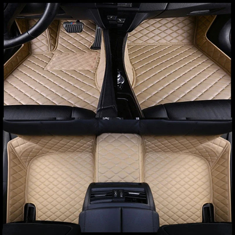 Custom Car Floor Mats For Jeep Renegade 2016 2017 2018 Anti-slip Wear Car Floor Mats Artificial Leather Interior Accessories