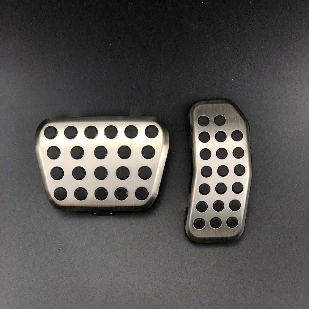 Car accessories Stainless steel  Pedal Pads Cover Case For Ford Fiesta Ecosport Covers for Mazda 2 2007-2014