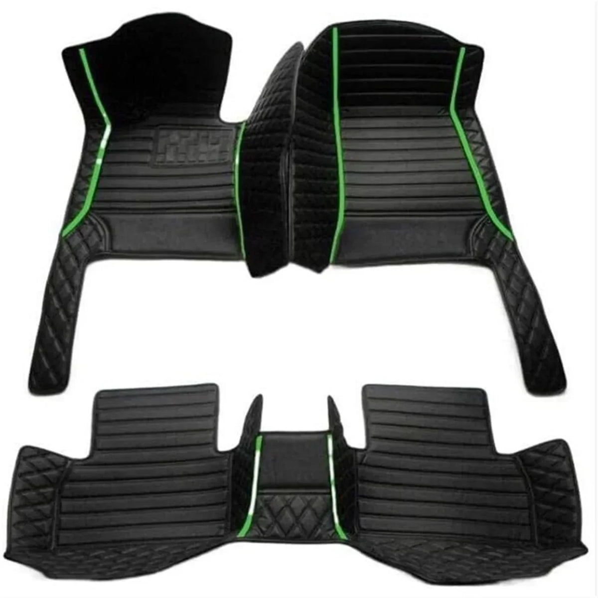 Leather Car Floor Mats For Volkswagen Tiguan 2024 2025 2026 All Weather Waterproof Car Floor Mats