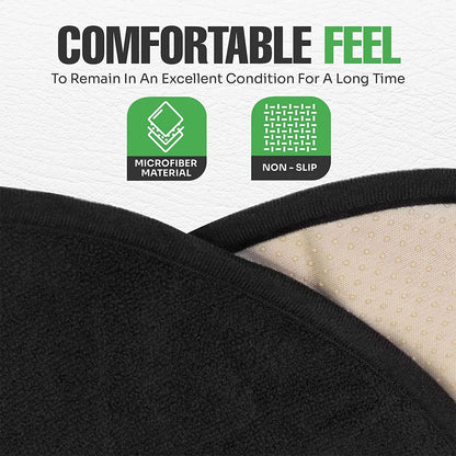 1Pcs Car Seat Cover Universal Auto Breathable Cushion Waterproof Towel Cloth Car Seat Protector with Adjustable Elastic Strap