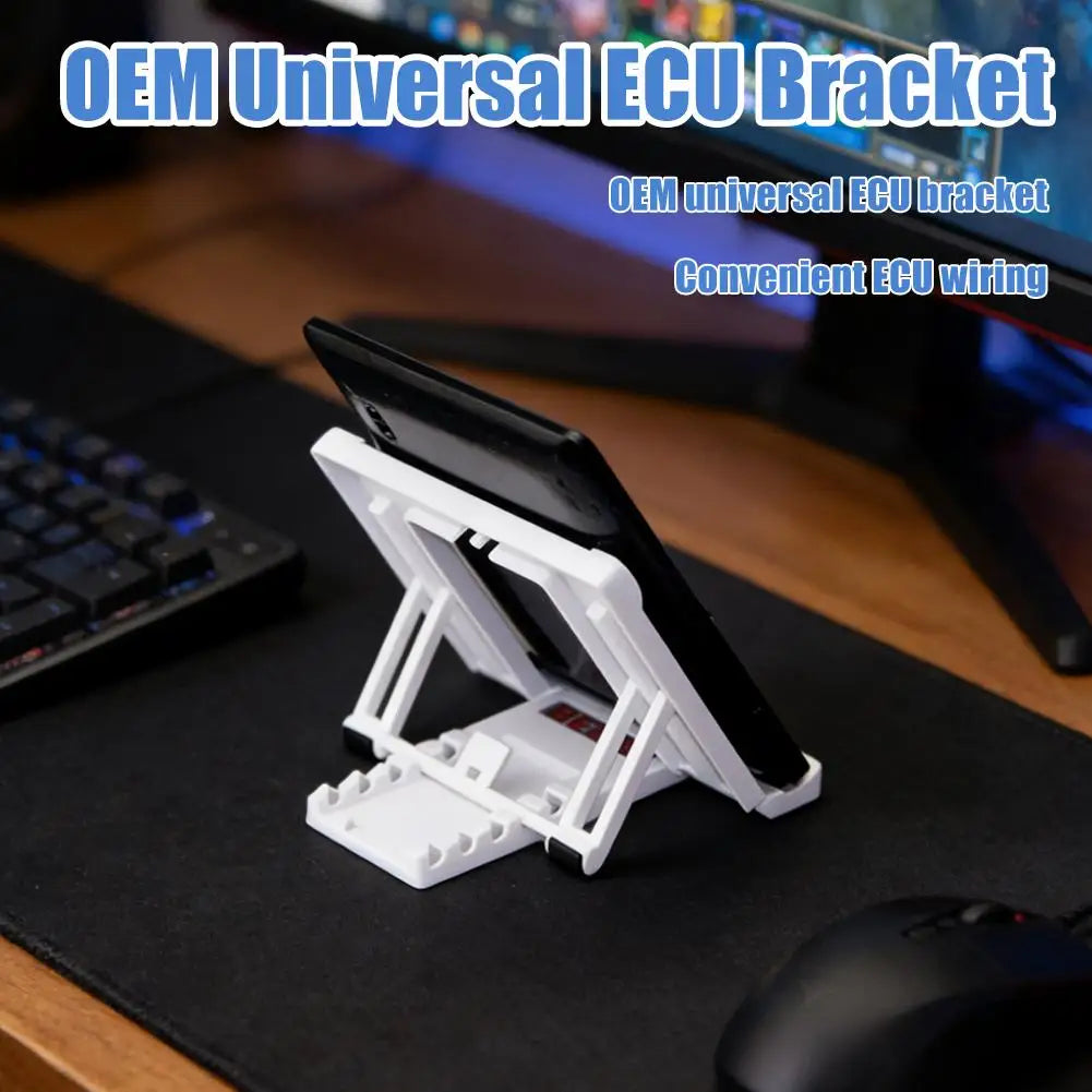 OEM Universal ECU Bracket ECU Stand For Easy ECU Wiring TPR Anti Skid 5 Spees Adjustable Car Accessories