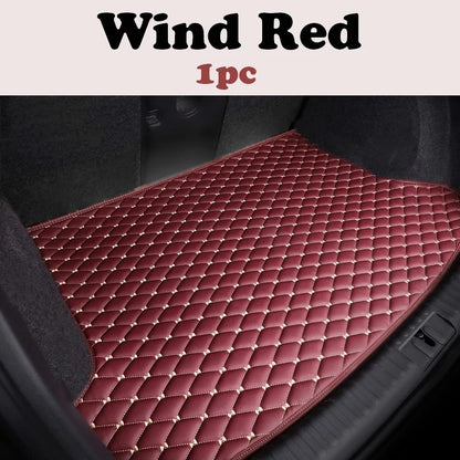 Custom Automotive Car Floor Mats For Mercedes W124 1985 1986 1987 1988 1989 Auto Luxury Leather Men Women Car Mats Full Coverage