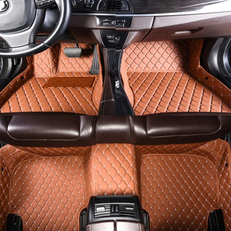 Custom Car Floor Mats For Jeep Renegade 2016 2017 2018 Anti-slip Wear Car Floor Mats Artificial Leather Interior Accessories