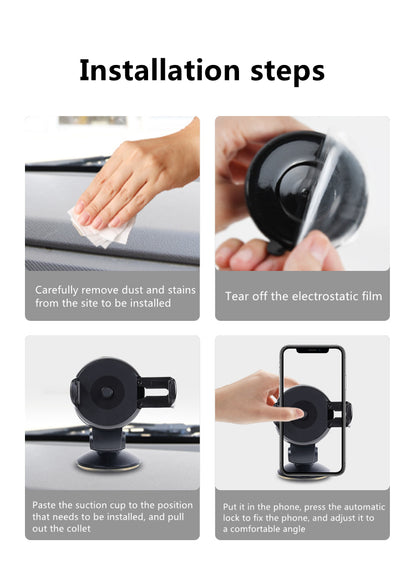 Universal Mobile Car Phone Holder for Phone In Car Holder Windshield Cell Stand Support Smartphone Voiture Mobile Phone Holder